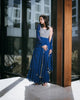 Blue Georgette Anarkali Suit