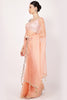 Peach Colour Organza Silk Saree