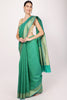 Green Colour Cotton Saree.