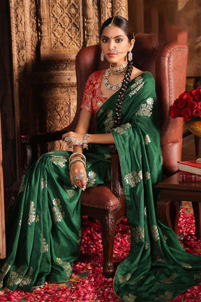 Green Colour Silk Saree