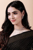 Black Color Georgette Embroidered Saree