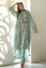 Turquoise Colour Cotton Printed Unstitched Suit Material