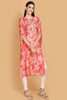 Coral Color Muslin Kurta.
