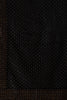 Black Color Georgette Embroidered Saree
