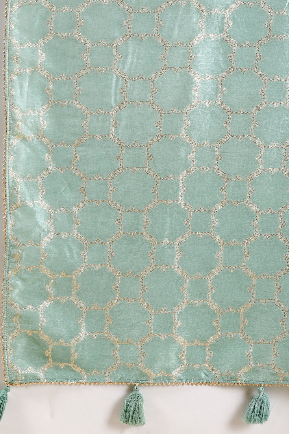 Mint Green Colour Weaving Silk Saree