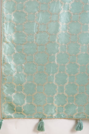 Mint Green Colour Weaving Silk Saree