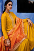 Mustard Color Silk Suit Material.