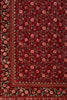Drak Scarlet Color Embroidered Georgette Saree