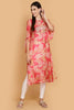Coral Color Muslin Kurta.