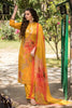Yellow Color Sequins & Pintuck Unstitched Suit Material