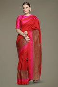 Red Silk Saree