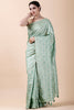 Mint Green Colour Weaving Silk Saree