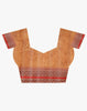 Mustard Colour Printed Tussar Silk Saree.