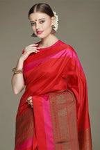 Red Silk Saree