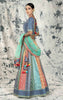 Multicolour Silk Lehenga.