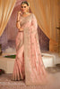 Baby Pink Crepe Silk Saree