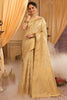 Golden Colour Chanderi Silk Saree