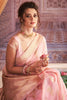 Pink Colour Chanderi Saree.