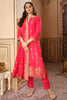 Magenta Pink Silk Suit Material.