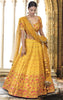 Mustard Silk Lehenga.