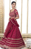 Maroon Georgette  Lehenga.