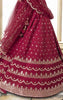 Maroon Georgette  Lehenga.