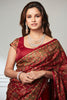 Maroon Colour Silk saree