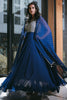 Blue Georgette Anarkali Suit