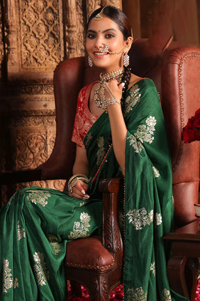 Green Colour Silk Saree