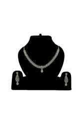 Silver Dazzling Necklace & Earring
