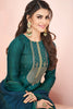 Teal Colour Crepe Silk Suit Material